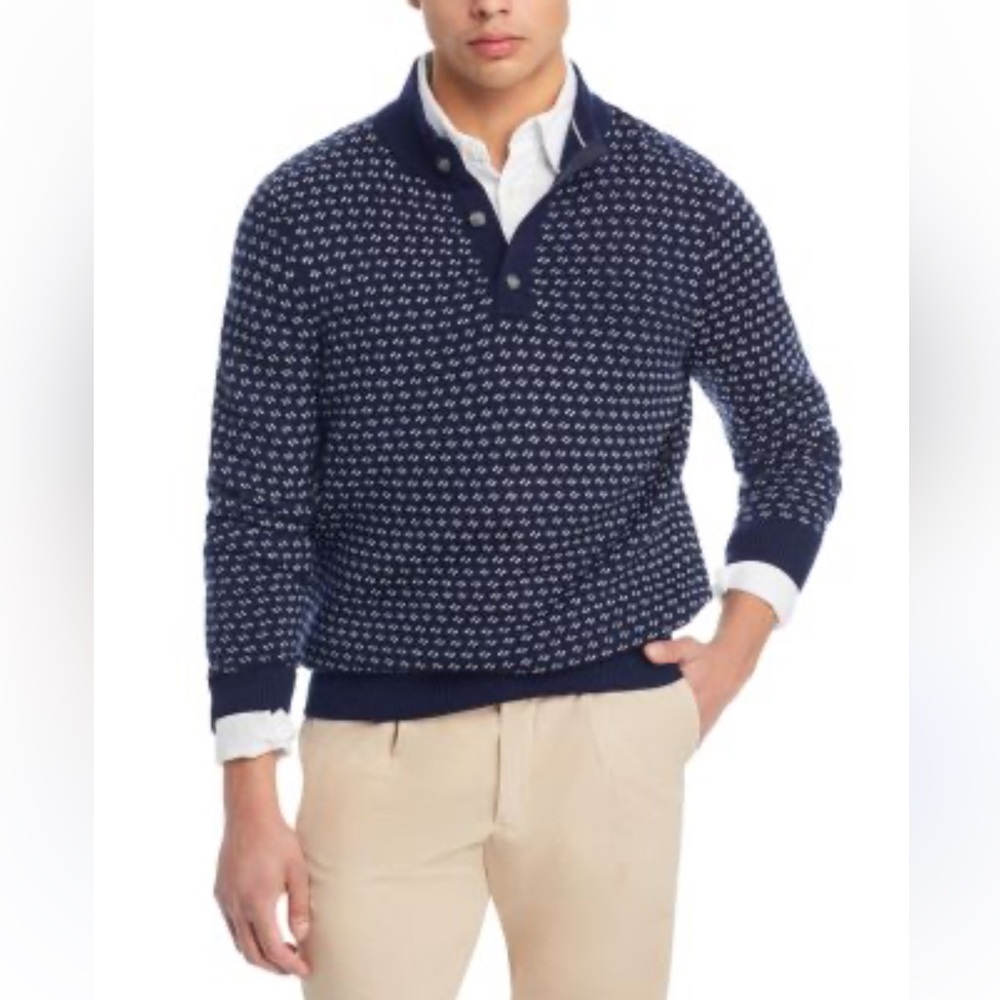 Vineyard Vines Oysterman Birdseye Sweater L